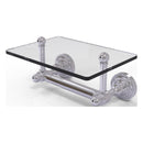 Dottingham Collection Two Post Toilet Tissue Holder with Glass Shelf