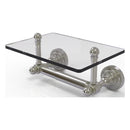 Dottingham Collection Two Post Toilet Tissue Holder with Glass Shelf