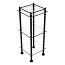 Three Tier Etagere with 14 Inch x 14 Inch Shelves