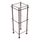 Three Tier Etagere with 14 Inch x 14 Inch Shelves