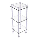 Three Tier Etagere with 14 Inch x 14 Inch Shelves