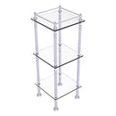 Three Tier Etagere with 14 Inch x 14 Inch Shelves