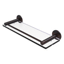 Fresno 脡tag猫re en verre avec rail de protection
