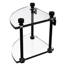 脡tag猫re de coin en verre  deux niveaux