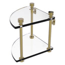 脡tag猫re de coin en verre  deux niveaux