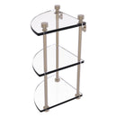 脡tag猫re de coin en verre 脿 trois niveaux