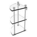 脡tag猫re de coin en verre 脿 trois niveaux