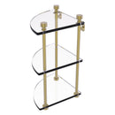 脡tag猫re de coin en verre 脿 trois niveaux