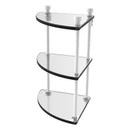 脡tag猫re de coin en verre 脿 trois niveaux