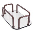 Plateau en verre  serviettes pour les invit茅s pour meuble-lavabo