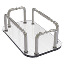 Plateau en verre  serviettes pour les invit茅s pour meuble-lavabo