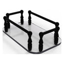 Plateau en verre  serviettes pour les invit茅s pour meuble-lavabo