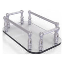 Plateau en verre  serviettes pour les invit茅s pour meuble-lavabo