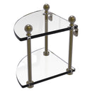 脡tag猫re de coin en verre 脿 2 niveaux