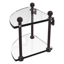 脡tag猫re de coin en verre 脿 2 niveaux