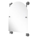 Monte Carlo Arched Top Frameless Rail Mounted Mirror
