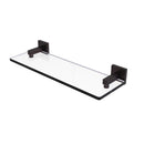 Montero 脡tag猫re en verre de meuble-lavabo avec bords biseaut茅s