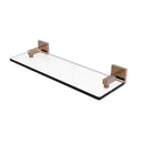 Montero 脡tag猫re en verre de meuble-lavabo avec bords biseaut茅s