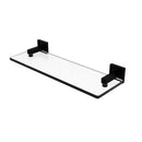 Montero 脡tag猫re en verre de meuble-lavabo avec bords biseaut茅s