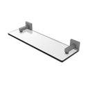 Montero 脡tag猫re en verre de meuble-lavabo avec bords biseaut茅s