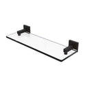 Montero 脡tag猫re en verre de meuble-lavabo avec bords biseaut茅s