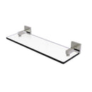 Montero 脡tag猫re en verre de meuble-lavabo avec bords biseaut茅s