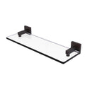 Montero 脡tag猫re en verre de meuble-lavabo avec bords biseaut茅s