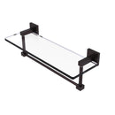 Montero 脡tag猫re en verre de meuble-lavabo avec barre  serviettes int茅gr茅e