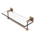 Montero 脡tag猫re en verre de meuble-lavabo avec barre  serviettes int茅gr茅e