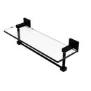 Montero 脡tag猫re en verre de meuble-lavabo avec barre  serviettes int茅gr茅e