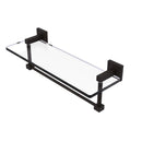 Montero 脡tag猫re en verre de meuble-lavabo avec barre  serviettes int茅gr茅e