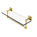 Montero 脡tag猫re en verre de meuble-lavabo avec barre  serviettes int茅gr茅e