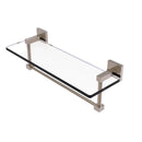 Montero 脡tag猫re en verre de meuble-lavabo avec barre  serviettes int茅gr茅e