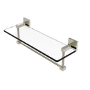 Montero 脡tag猫re en verre de meuble-lavabo avec barre  serviettes int茅gr茅e
