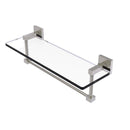 Montero 脡tag猫re en verre de meuble-lavabo avec barre  serviettes int茅gr茅e