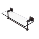 Montero 脡tag猫re en verre de meuble-lavabo avec barre  serviettes int茅gr茅e