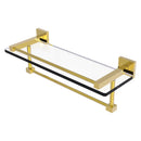 Montero 脡tag猫re en verre avec rail de galerie et barre  serviettes