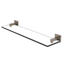 Montero 脡tag猫re en verre de meuble-lavabo avec bords biseaut茅s