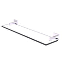 Montero 脡tag猫re en verre de meuble-lavabo avec bords biseaut茅s