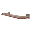 Montero 脡tag猫re en bois ip solide avec rail de galerie