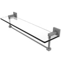 Montero 脡tag猫re en verre de meuble-lavabo avec barre  serviettes int茅gr茅e