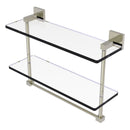 Montero 脡tag猫re en verre  deux niveaux avec barre  serviettes int茅gr茅e