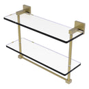 Montero 脡tag猫re en verre  deux niveaux avec barre  serviettes int茅gr茅e