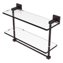 Montero 脡tag猫re en verre  deux niveaux avec barre  serviettes int茅gr茅e