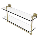 Montero 脡tag猫re en verre  deux niveaux avec barre  serviettes int茅gr茅e