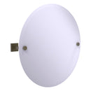 Montero Miroir inclinable rond contemporain sans cadre avec bord biseaut