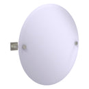 Montero Miroir inclinable rond contemporain sans cadre avec bord biseaut