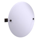 Montero Miroir inclinable rond contemporain sans cadre avec bord biseaut