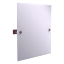 Montero Miroir inclinable rectangulaire contemporain sans cadre avec bord biseaut