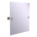 Montero Miroir inclinable rectangulaire contemporain sans cadre avec bord biseaut